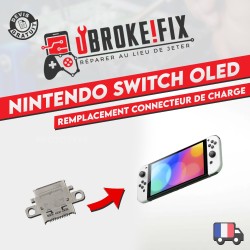 Réparation connecteur de charge - Nintendo Switch OLED