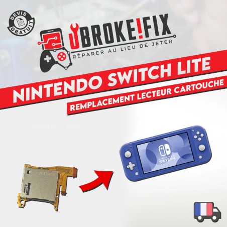 Réparation Lecteur Cartouches de jeux - Nintendo Switch Lite